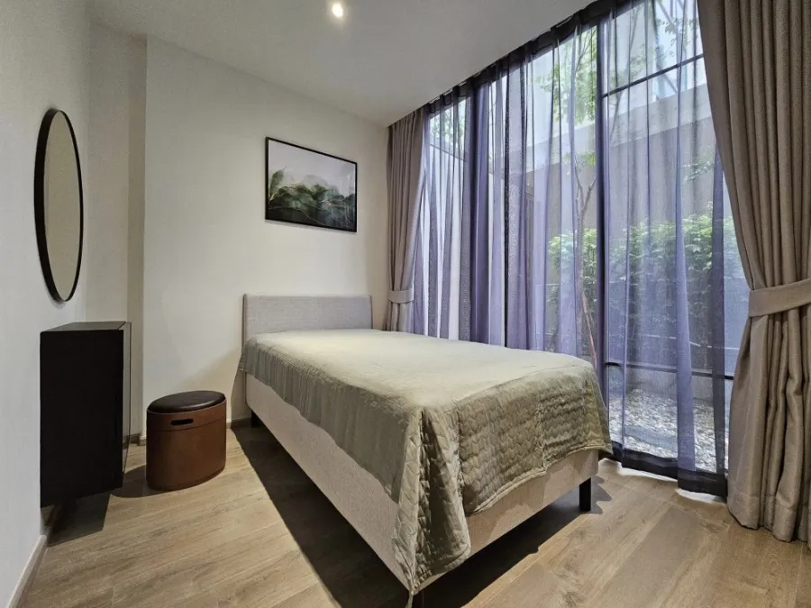 For sale,rent FYNN ASOKE ห้องแบบนี้มีเพียงห้องเดียวในโครงการ ห้องหันหน้าทิศเหนือ มีสวน จองเลย
