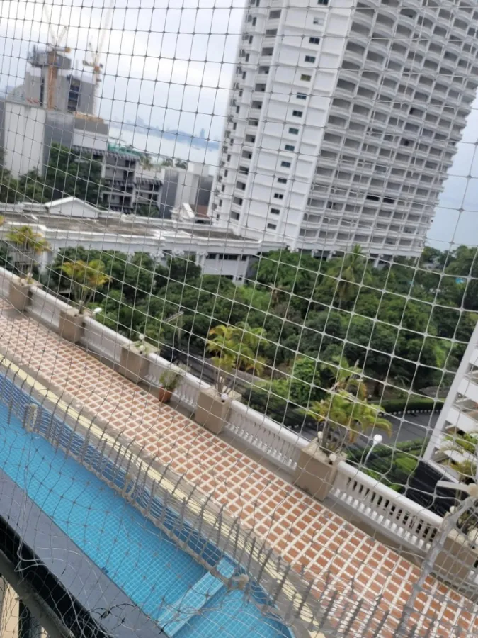 For rent Wong Amat Garden Beach Resort Condominium (Central Pattaya) Sea view from balcony near the beach