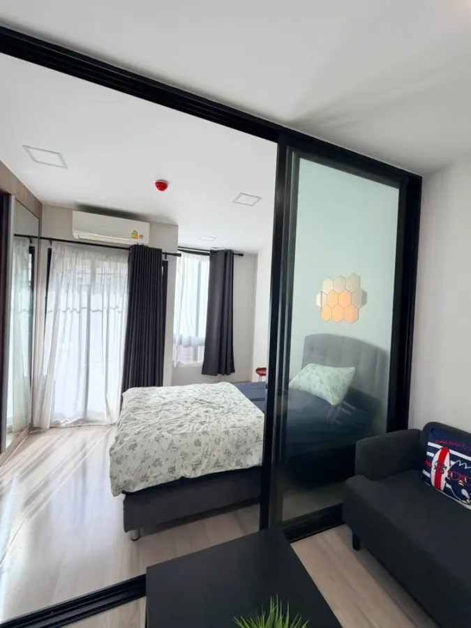 Sale, rent, Plum Condo, Saphan Mai Station, furniture and electrical appliances, good location, don't miss it!!