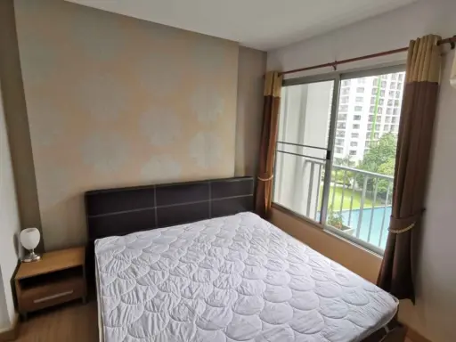 Condo for rent, The Parkland Srinakarin, pool view, fully furnished, complete electrical appliances, ready to move in