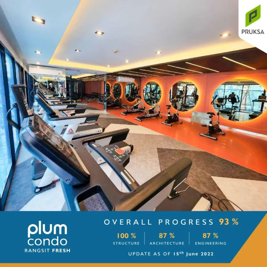 ปล่อยเช่า Plum Condo Rangsit Fresh ห้องใหญ่กำลังดี ชั้น 8 วิวโล่ง อากาศถ่ายเทดีสุดๆ ไมจองพลาดมาก