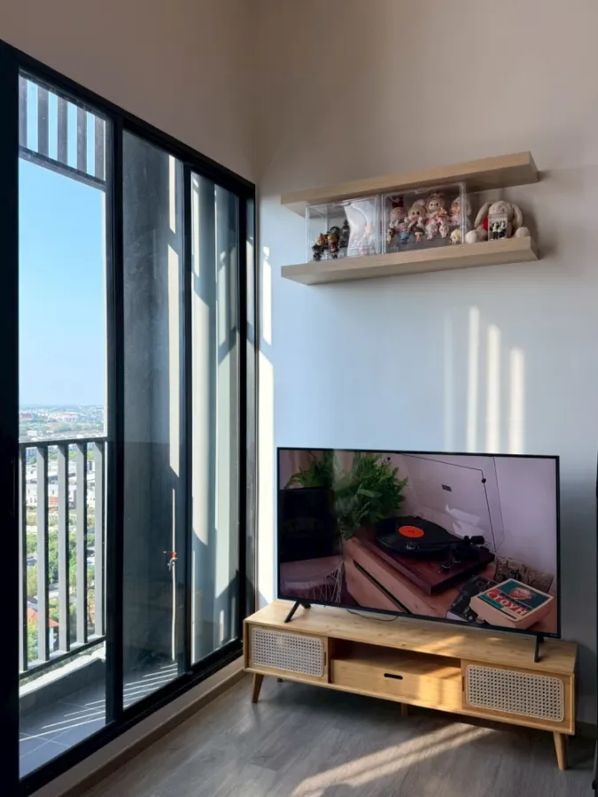for rent THE ORIGIN PLUG&PLAY RAMINTRA condo, DUO SPACE room, 2 floors, high roof, book now