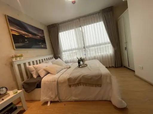 For rent: DCondo Rattanathibet, 8th floor. Beautifully decorated unit, ready to move in. Book now!