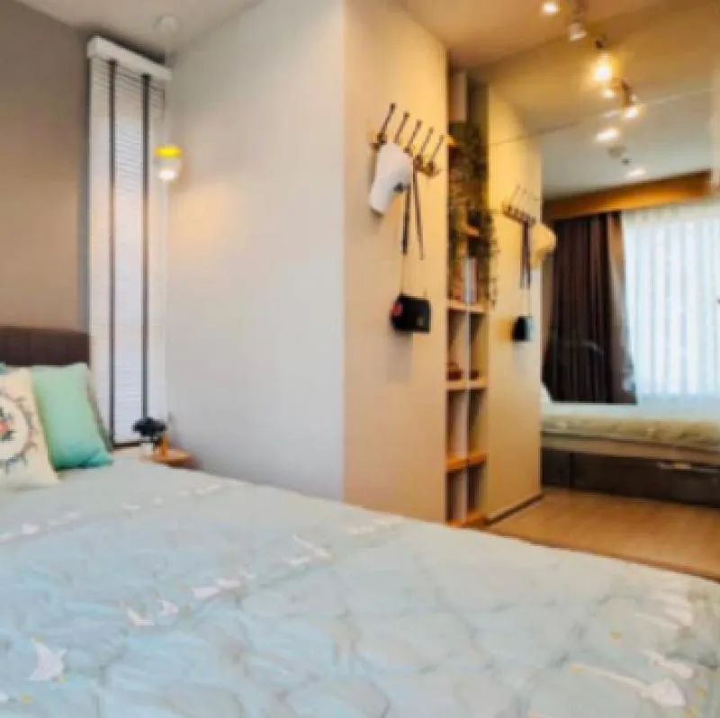 For rent condo Life Ladprao, 2 bedrooms, very beautiful decoration, full furniture, full appliances, hurry up to reserve.