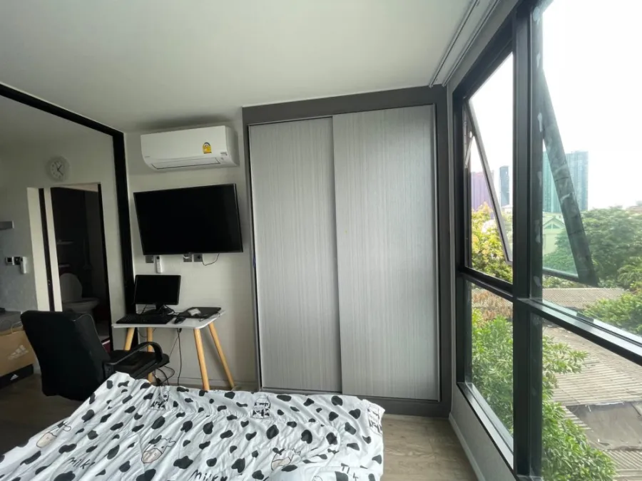 ขาย คอนโด ATMOZ LADPRAO 15 1 ห้องนอน 1 ห้องน้ำ ห้องมุม วิวเมืองโล่งกว้าง ลมพัดผ่านตลอดวัน จองด่วนๆ