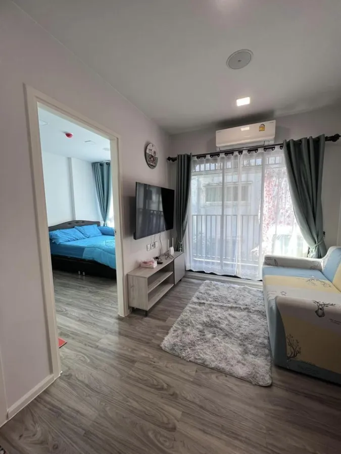 Cave Salaya for rent, 3rd floor, Building A, rear view, comes with complete decorations. Book now, don't miss it, hurry.