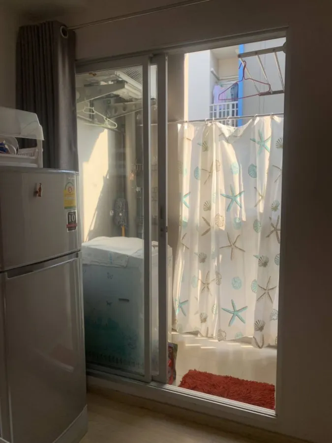 For rent, Plum Condo Lat Phrao 101, 4th floor, comes with complete decorations. Book now, don't miss it.
