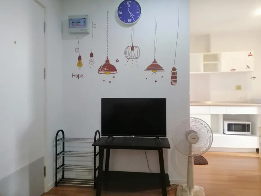 Condo for rent, Lumpini Place Borommaratchachonnani-Pinklao. Beautiful room, city view, near the mall like this, you need to reserve !!