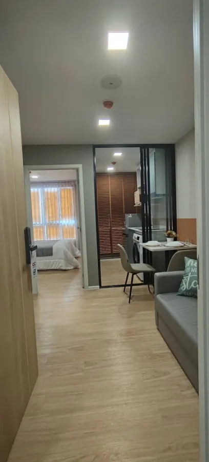For rent!! Atmoz Canal Rangsit, 6th floor, Building C, canal view, beautiful room, fully furnished, ready to move in. Don't miss out!!