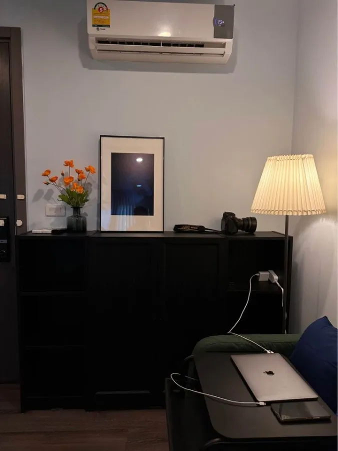 For rent คอนโดเดอะ เบส พาร์ค อีสท์ ห้องแต่งน่าอยู่ เฟอร์ เครื่องใช้ไฟฟ้าครบ ลากกระเป๋าเข้าอยู่ได้เลย