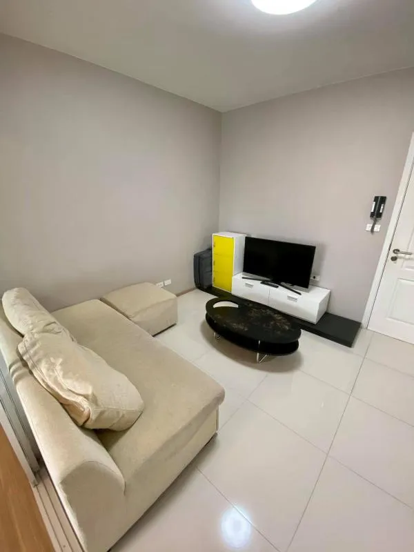 Condo for rent, The Fuse Mobius Ramkhamhaeng Station, Rama IX Expressway view, beautiful room, very clean.