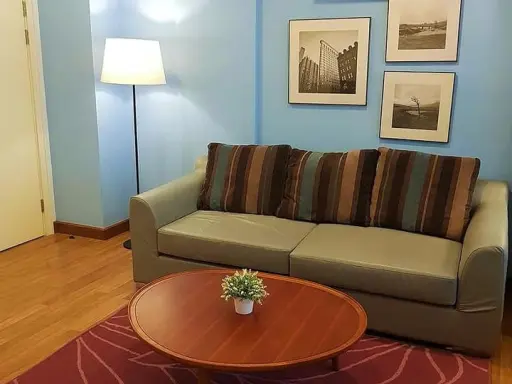 Condo for sale, Park Exo, decorated in bright colors, 4th floor, swimming pool view, separate balcony, such a good price, don't miss it.