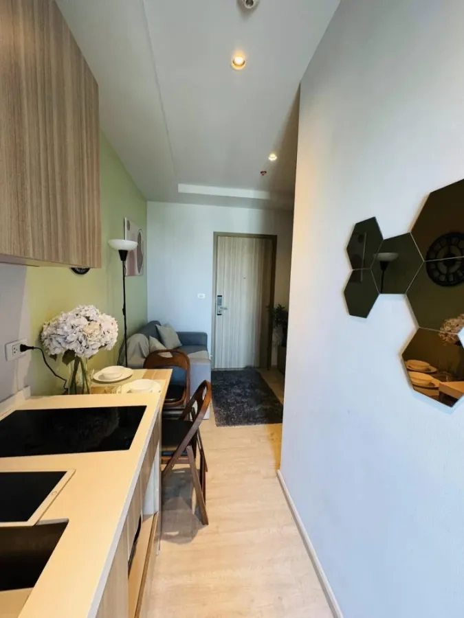 For rent: Altitude Unicorn Sathorn - Tha Phra, city view, fully furnished, electrical appliances in the room, hurry and reserve now.