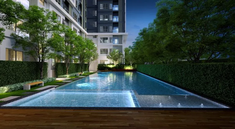 ขาย Ease 2 Rama 2 ห้องตกแต่งครบ เฟอร์นิเจอร์บิ้วอินอย่างดี ส่วนกลางครบครัน จองเลย