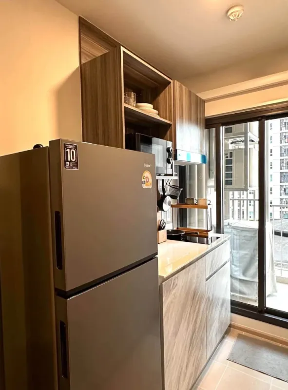 ให้เช่า Aspire Onnut Station ห้องแต่งสไตล์ Cozy Modern เฟอร์ เครื่องใช้ไฟฟ้าครบ หิ้วกระเป๋าเข้าอยู่ได้ทันที