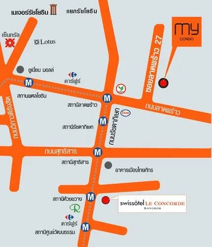 ปล่อยเช่า มาย คอนโด ลาดพร้าว 27 แต่งห้องสีแจ่มๆ เฟอร์นิเจอร์ครบชุด ราคาดี อย่ามัวแต่มองจองเลย