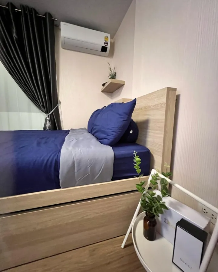 For rent, Plum Condo Paholyothin 89, corner room, not crowded, very good price, very nice decoration Not booking is a big mistake.