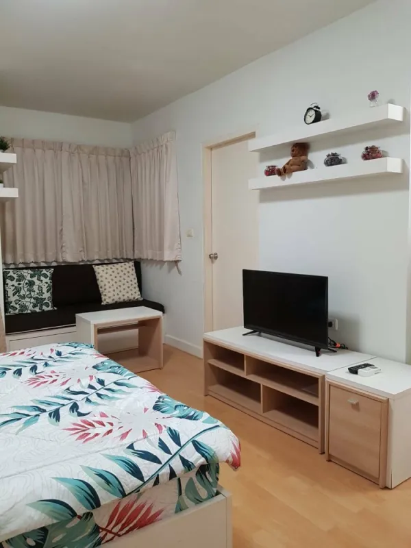 มายคอนโด สุขุมวิท 81 ห้องสตูดิโอ 25 ตร.ม ชั้น 5 วิวสวยไม่มีตึกบังเฟอร์นิเจอร์ครบ พร้อมอยู่ รีบจองเลย