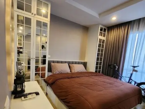 ขาย คอนโด The Patio Bangsaen ชั้น 5 ห้องตกแต่งอย่างดี ได้วิวทะเล น่าอยู่ขนาดนี้ จองเลย