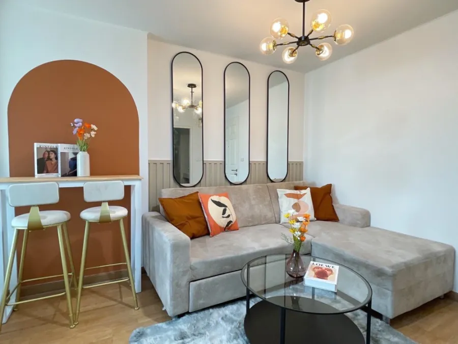 U delight sale @ Huai Khwang Station, beautiful decorated room, built-in, heavy duty super cute price Let me tell you that you must not miss it.