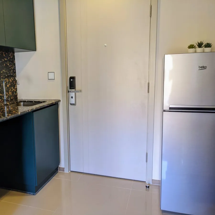 For rent, THE BASE Sukhumvit 50, ready to move in, convenient transportation, don't miss it.
