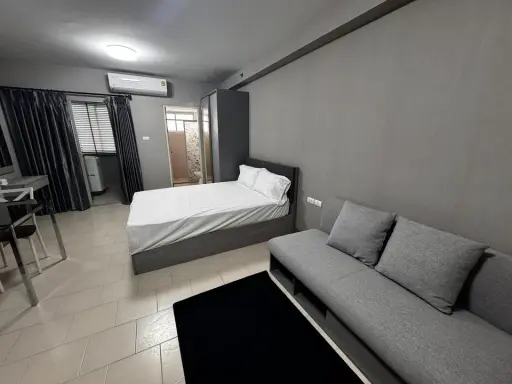 For rent, Supalai City Home Rattanathibet, Studio room, size 30 sq m, 10th floor, fully furnished, good price, book now.