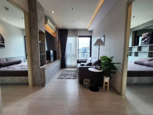 Selling for rent for Life Asoke, Loft style decoration room Beautiful built -in Both big beds Not really missed images