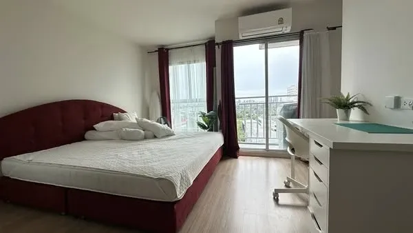 For rent: Lumpini Ville Chaengwatthana Pakkret, ready to move in, fully furnished, affordable price, reserve now!
