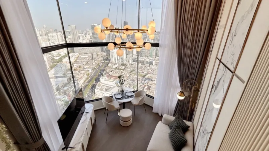 ให้เช่า PARK ORIGIN CHULA SAMYAN ชั้น 31 ห้องตกแต่งสไตล์ Minimal LUXURY วิวสวย ห้องมุม ห้ามพลาด