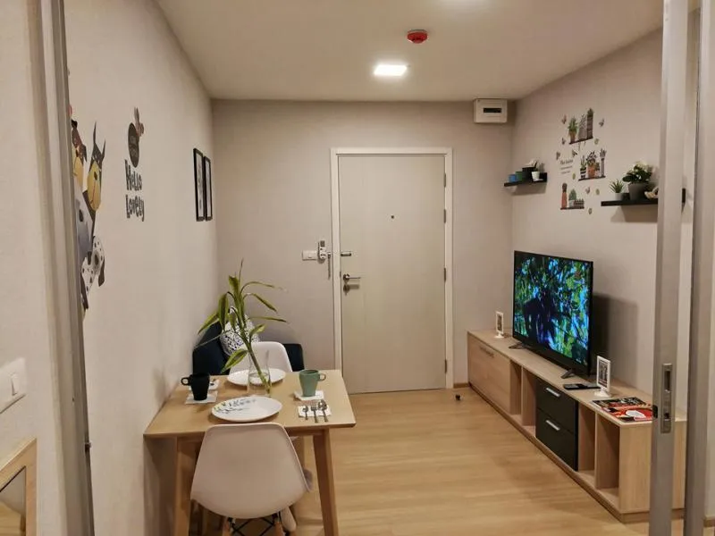 Lovely room, very nice, very nice, 1 bedroom for rent, Plum Alive Rangsit, ready to move in, fully furnished, move quickly