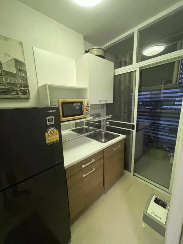 ขาย ให้เช่า Plum Condo Nawamin ชั้น 6 ห้องสวย ทำเลดี เฟอร์นิเจอร์ครบครัน ด้านขวาไม่ติดกับห้องไหน หิ้วกระเป๋าใบเดียวเข้าอยู่ได้เลย