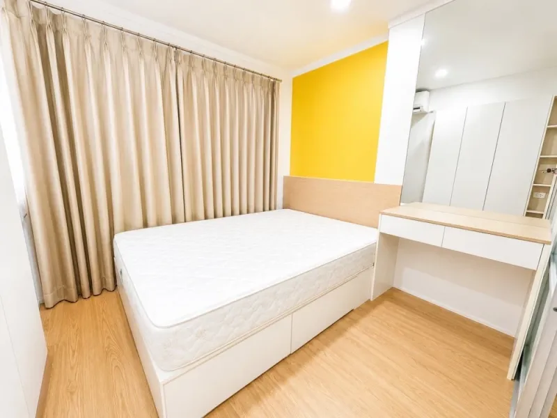 ให้เช่า Lumpini Ville Prachachuen-Pongpetch 2 ห้องแต่งครบครันสไตล์มินิมอล เฟอร์บิวท์อินอย่างดี จองเลย