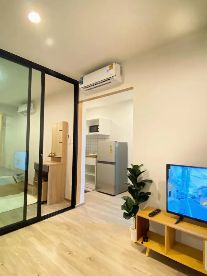 ขาย Hi condo Chaengwattana 19 ห้องตกแต่งสไตล์ญี่ปุ่น เฟอร์นิเจอร์และเครื่องใช้ไฟฟ้าครบ รีบจองเลยจ้า