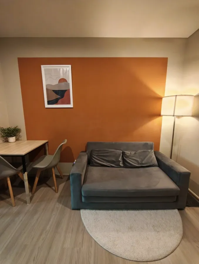 Condo Me On Nut-Rama 9 for rent, 1st floor, north side, afternoon sun is shady, not hot, complete here, book now