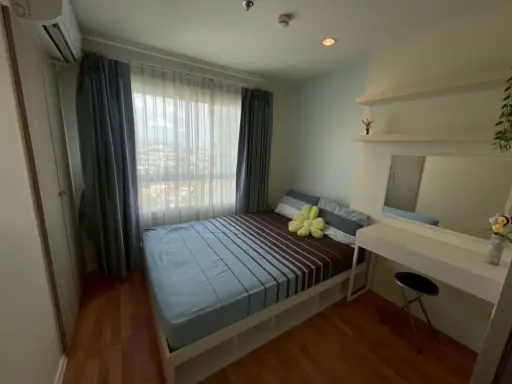 Selling Lumpini Ville Nakhon In Riverview, corner unit, less crowded, beautiful city view, fully furnished. Book now!