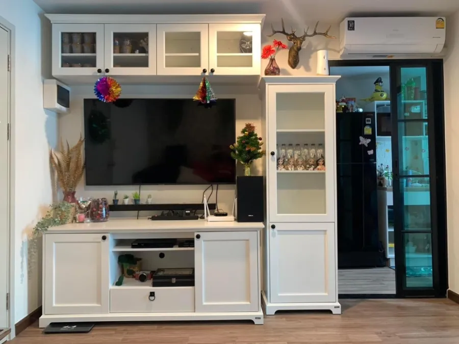 Urgent sale!! Condo Hi Sutthisan, 2nd floor, Building C, fully furnished Ready to carry the bag and move in. Hurry up and book now!!