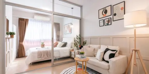 ขาย พลัมคอนโด สามัคคี ห้องแต่สวยมาก มินิมอล มินิใจสุดๆ เฟอร์นิเจอร์ครบ สายมินิมอล ห้ามพลาด