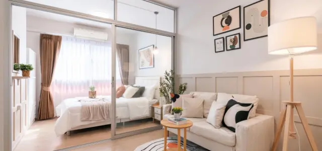 ขาย พลัมคอนโด สามัคคี ห้องแต่สวยมาก มินิมอล มินิใจสุดๆ เฟอร์นิเจอร์ครบ สายมินิมอล ห้ามพลาด images