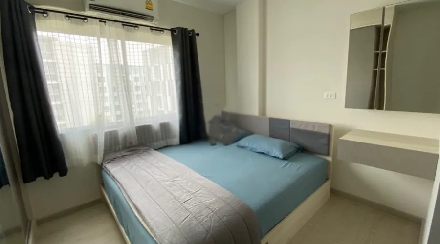 ให้เช่า คอนโด นิช ไอดี เสรีไทย-วงแหวน ทิศตะวันออก เฟอร์นิเจอร์ครบ จองเลย