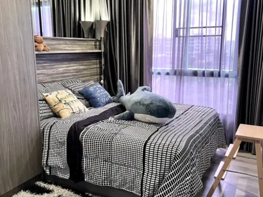 Urgent sale: Notting Hill Sukhumvit 105, 6th floor, corner room, private, spacious, fully furnished, don't miss it.