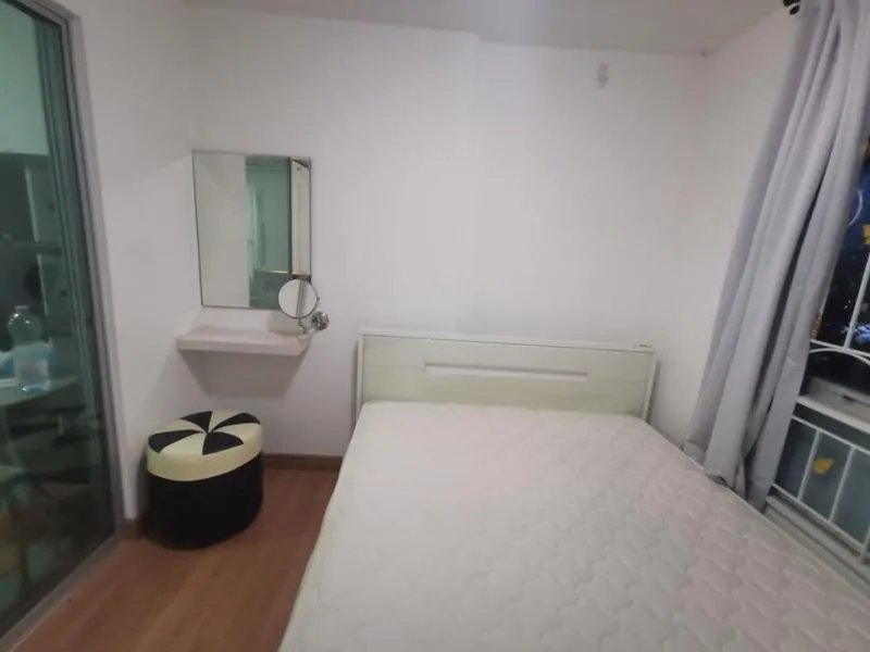 Condo for rent DEN Vibhavadi, beautiful room, 1 bedroom, fully furnished, building c, ready to move in, hurry up to be satisfied