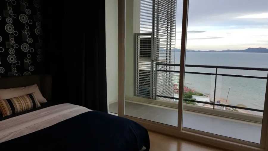 Condo for rent Reflection Jomtien Beach Pattaya, nice room, sea view, built-in kitchen, hurry and book now++