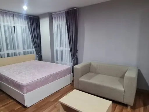 คอนโดให้เช่า โครงการไมอามี่บางปู ห้องสตูดิโอ ชั้น 4 ห้องมุมวิวดี ราคาโดน รีบมาจองเลยจ้า