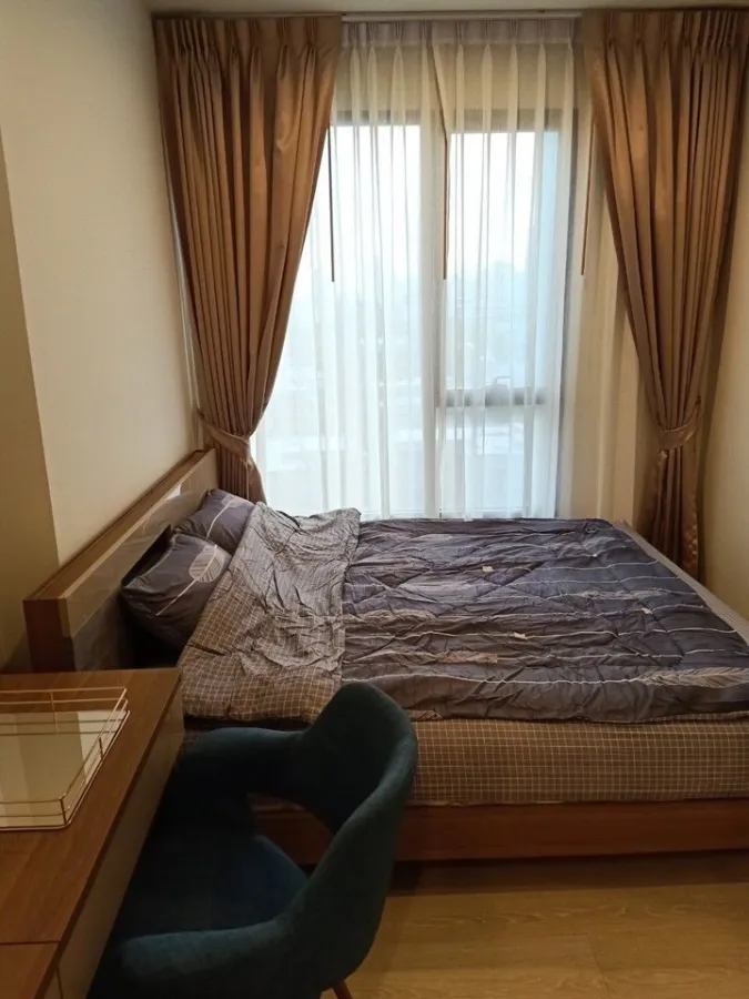 For rent, Niche Pride Thonglor-Phetchaburi, 9th floor, open view, very good atmosphere. The room is ready to move in. Hurry and reserve now.