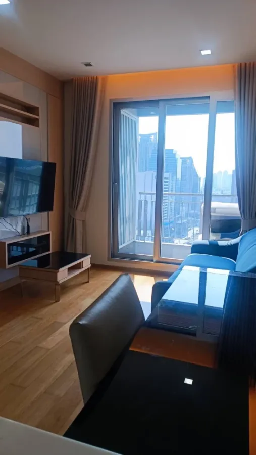 ให้เช่า The Address Asoke ห้องน่าอยู่ ชั้น 22 พื้นที่ใช้สอยเยอะ วิวสวย ไม่บล็อค จองเลย