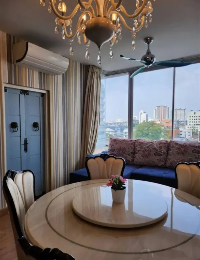 For sale: The Iris Rama 9-Srinakarin, 1 bedroom, 1 bathroom, fully furnished, JW Tower view, reserve now.