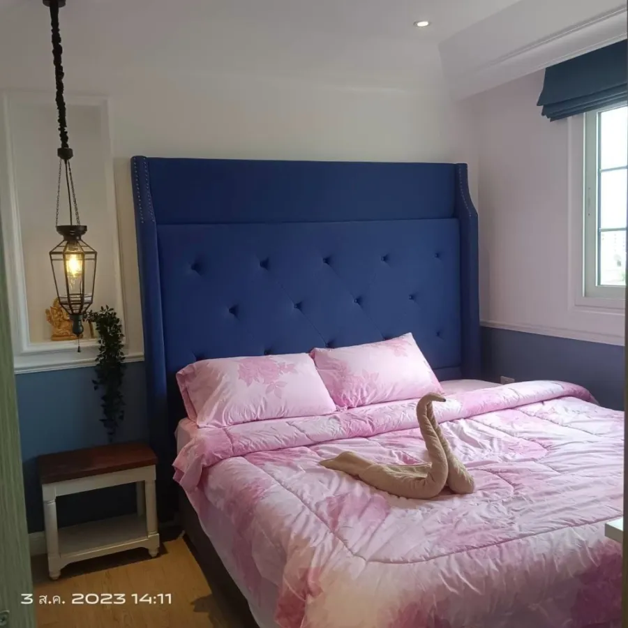 For rent, Seven Seas Code The Azur (Jomtien), resort style, water park, open view, very nice decorated room, can book now.
