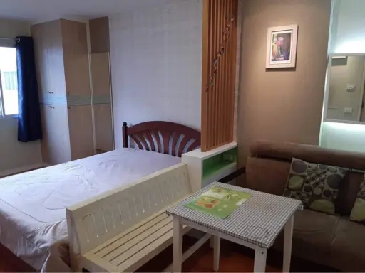 For rent Lumpini Town Bodindecha-Ramkhamhaeng. Fully furnished room The price is affordable, don't wait, hurry up and book.