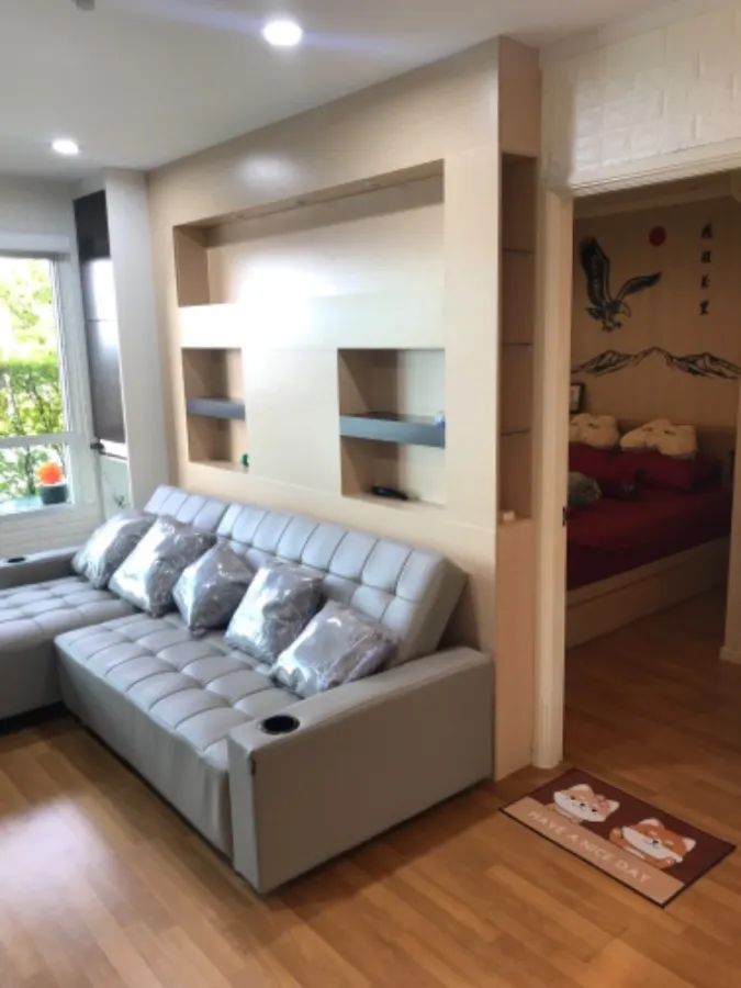 Condo for sale, Lumpini Place Suksawat-Rama 2, beautiful room, pool view, built-in furniture, good location, hurry and book now!!