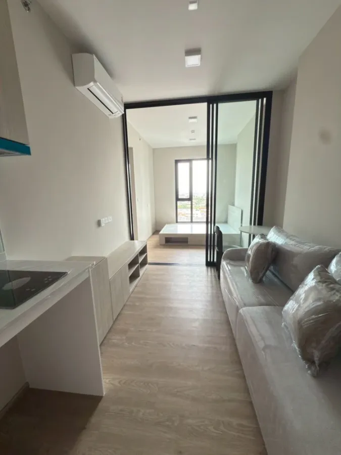 Plum Condo New West Bangyai for rent. Ready to move in, fully furnished, high floor. Book now!